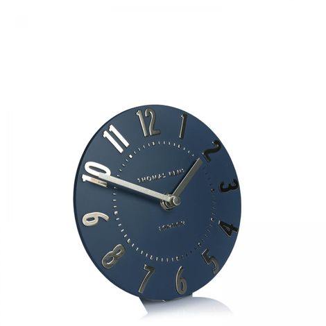 Thomas Kent 6" Mulberry Wall Clock - Midnight Blue
