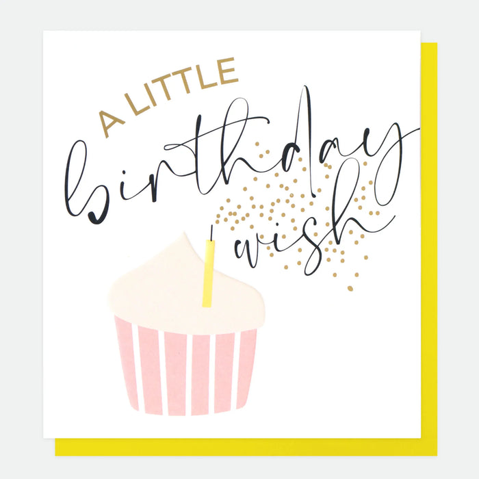 Caroline Gardner Wish Cupcake Birthday Card