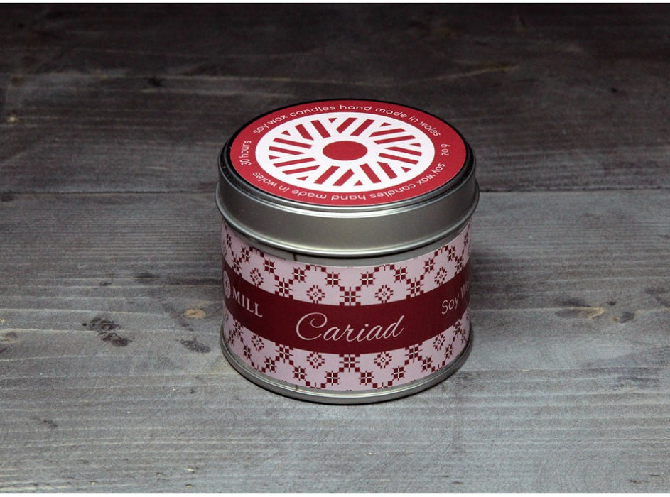 Valley Mill Tapestry Tin Candle - Cariad
