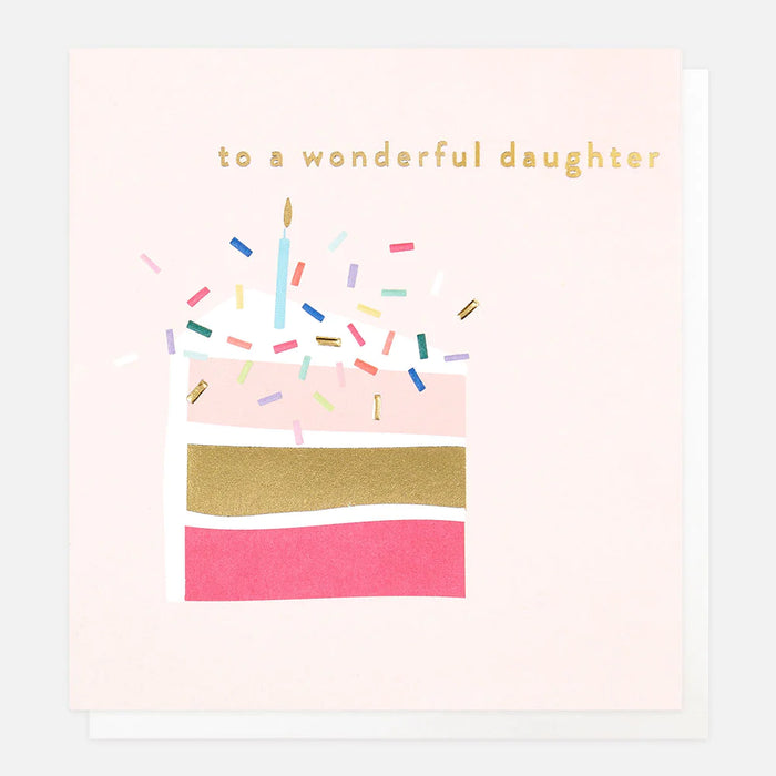 Caroline Gardner Cake Birthday Card For Daughter