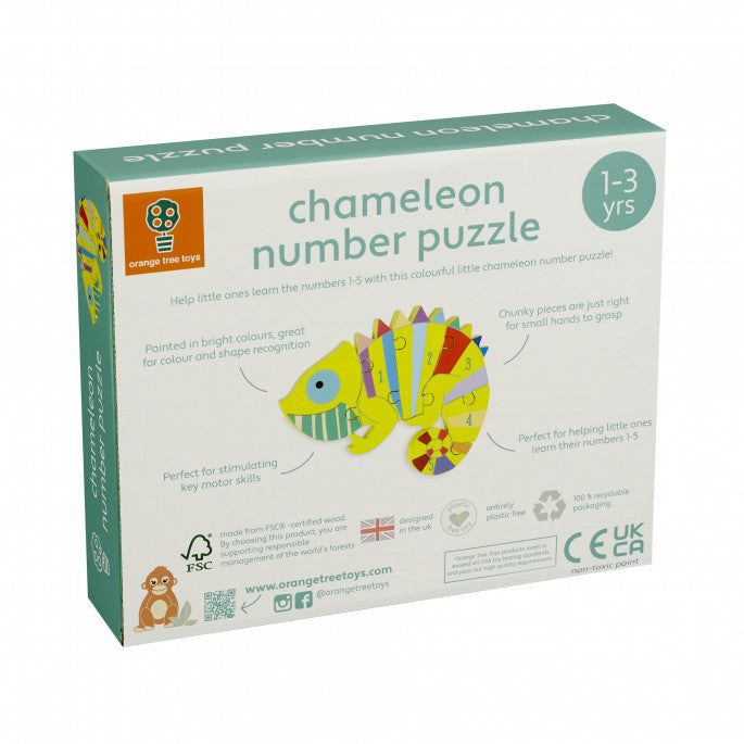 Orange Tree Chameleon Number Puzzle