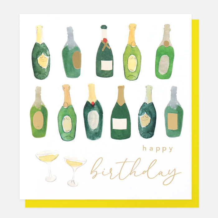 Caroline Gardner Champagne Birthday Card