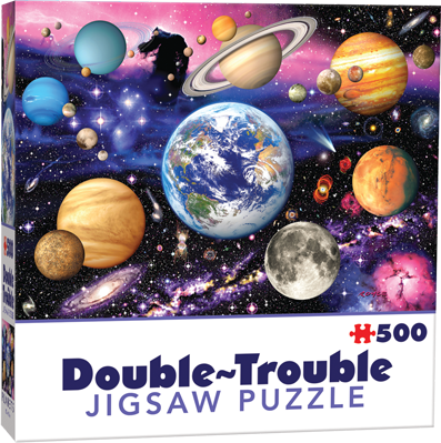 Cheatwell Games Double-Trouble Planets 500pc Jigsaw Puzzle