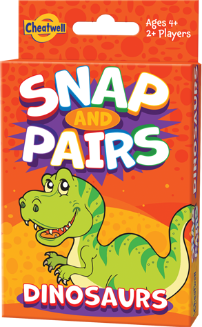 Cheatwell Games Snap & Pairs Dinosaurs