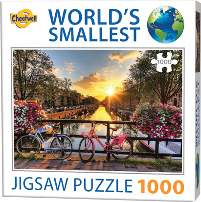 Cheatwell Games World's Smallest 1000pc Jigsaw Puzzle - Amsterdam
