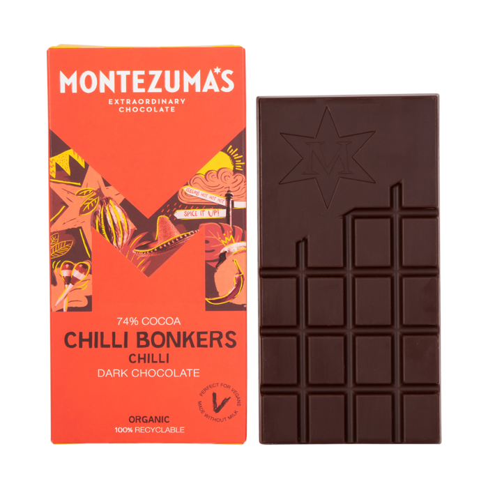 Montezuma Chilli Bonkers Dark Chocolate Bars