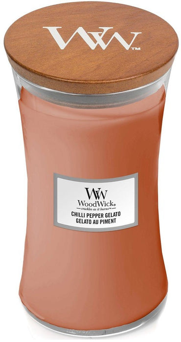 Woodwick Chilli Pepper Gelato Large Jar Candle