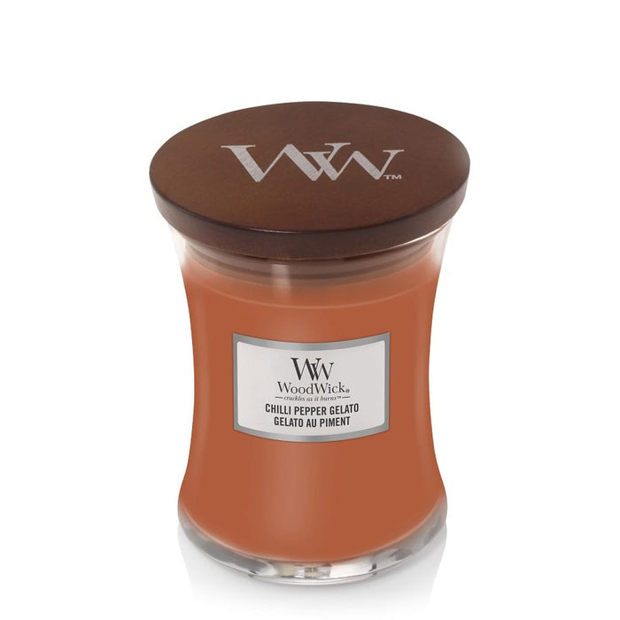 Woodwick Chilli Pepper Gelato Medium Jar Candle