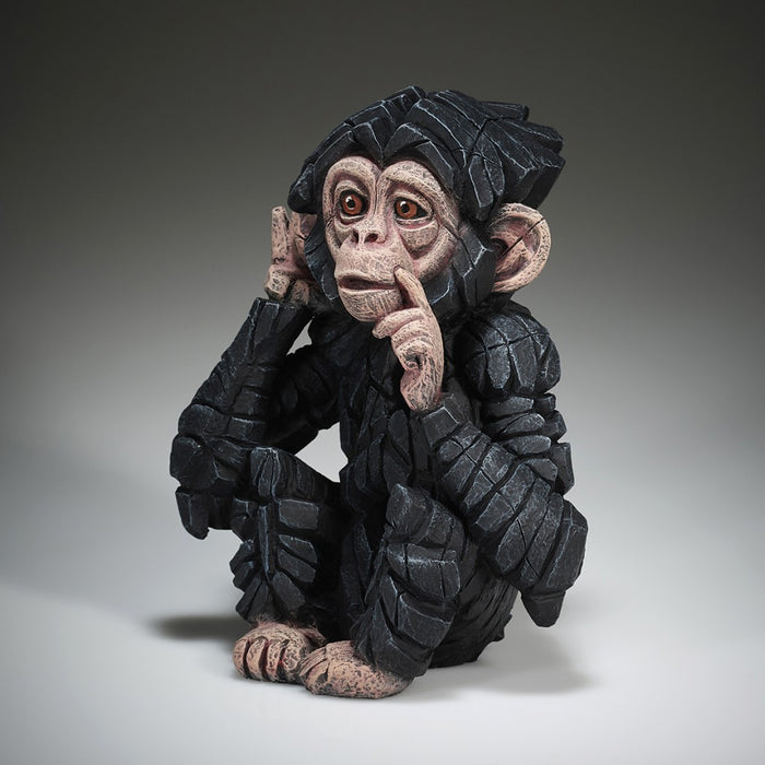 Edge Sculpture Baby Chimp 'Hear No Evil'