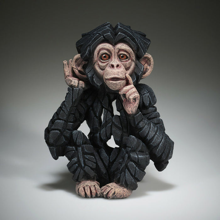 Edge Sculpture Baby Chimp 'Hear No Evil'
