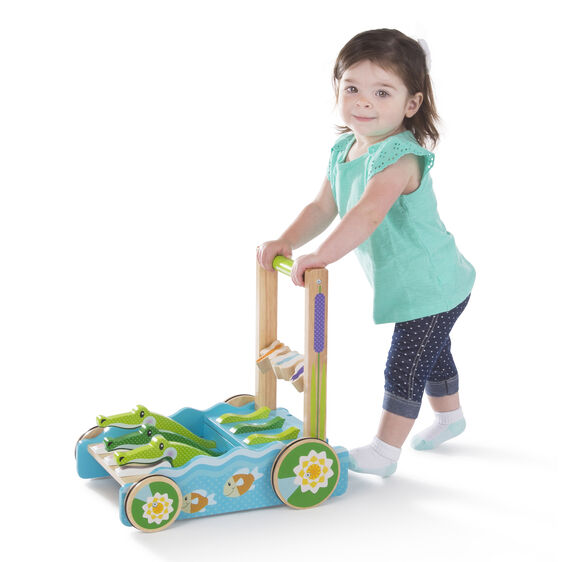 Melissa and Doug First Play Chomp and Clack Alligator Push Along