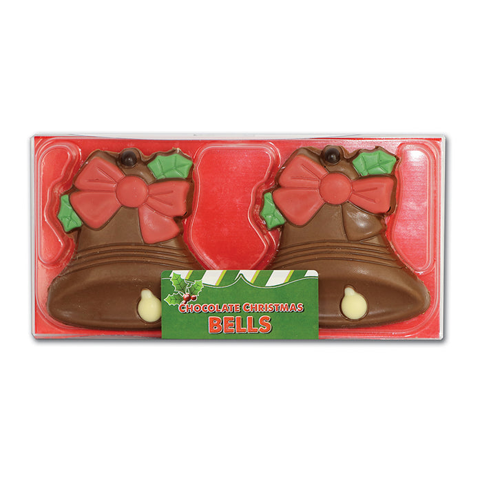 Hand Decorated Chocolate Christmas Bells