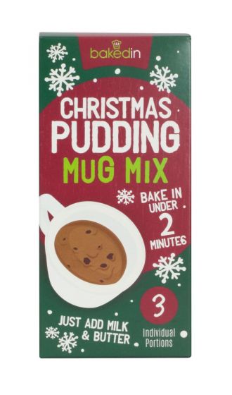 Baked in Christmas Pudding Mug Baking Mix