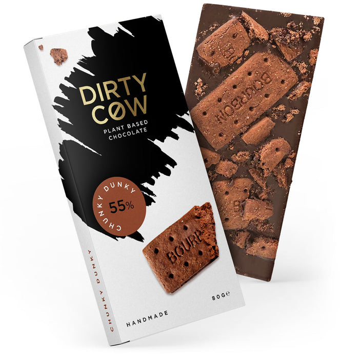 Dirty Cow Dairy Free Chocolate Bar - Chunky Dunky