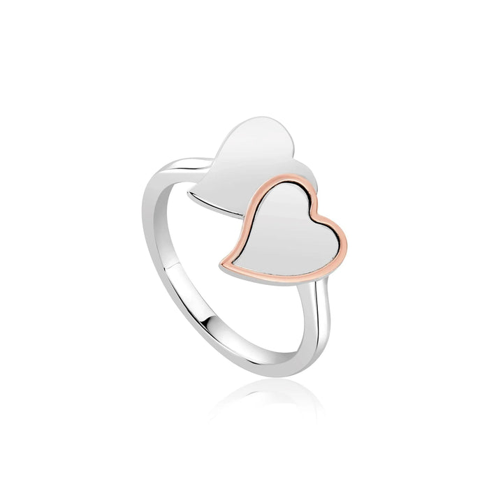 Clogau Cwtch Double Heart Ring