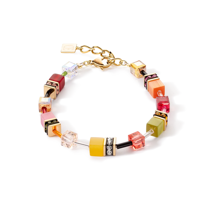 Coeur De Lion GeoCUBE® Iconic Multicolour Indian Summer bracelet