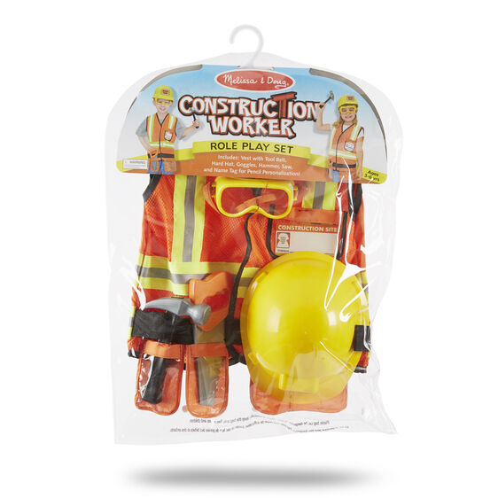 Melissa and Doug Construction Worker Role Play Set