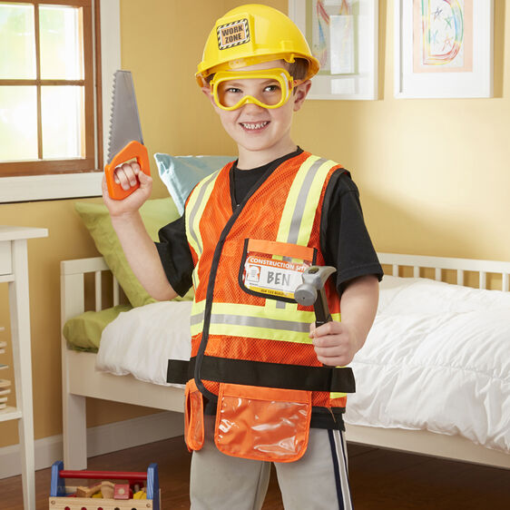 Melissa and Doug Construction Worker Role Play Set