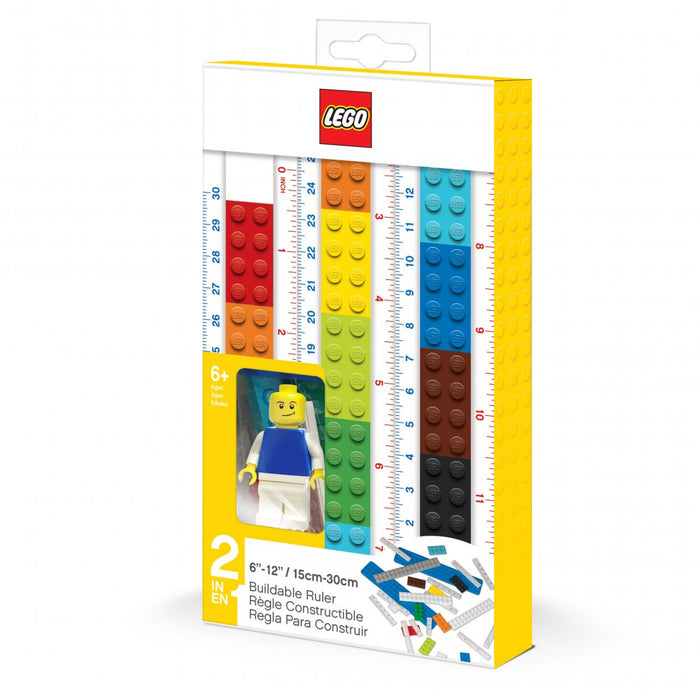 Lego Convertible Ruler with Mini Figure