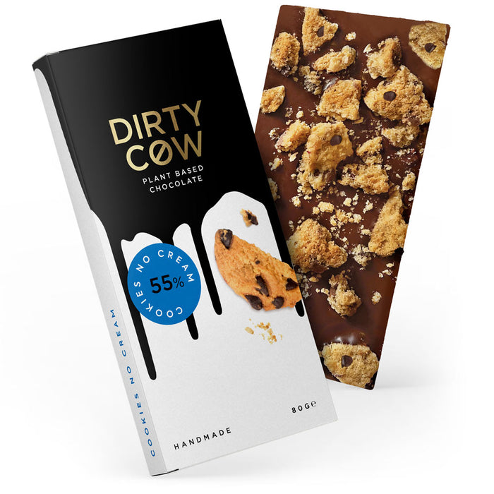 Dirty Cow Dairy Free Chocolate Bar - Cookies No Cream