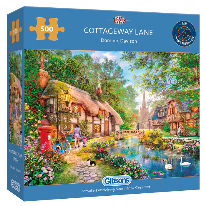 Gibsons Cottageway Lane 500pc Jigsaw Puzzle