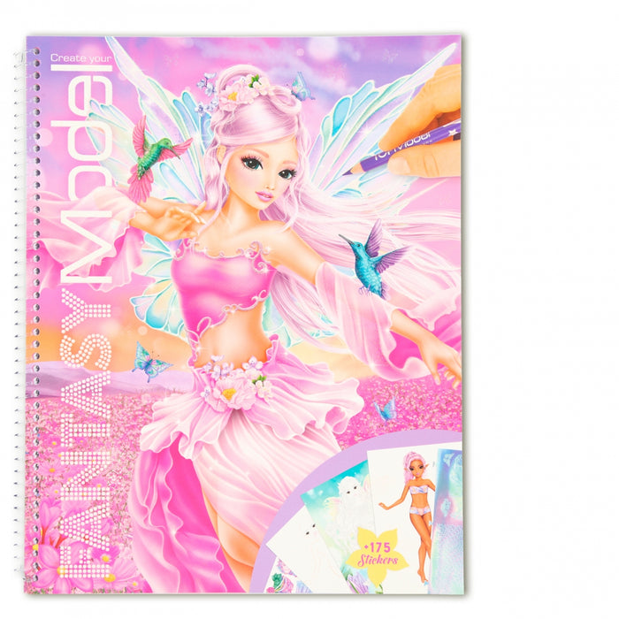 Create Your Fantasy Model Colouring Book Fairy