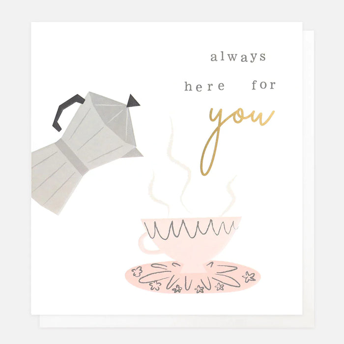 Caroline Gardner Thinking of You Coffee Cup Card