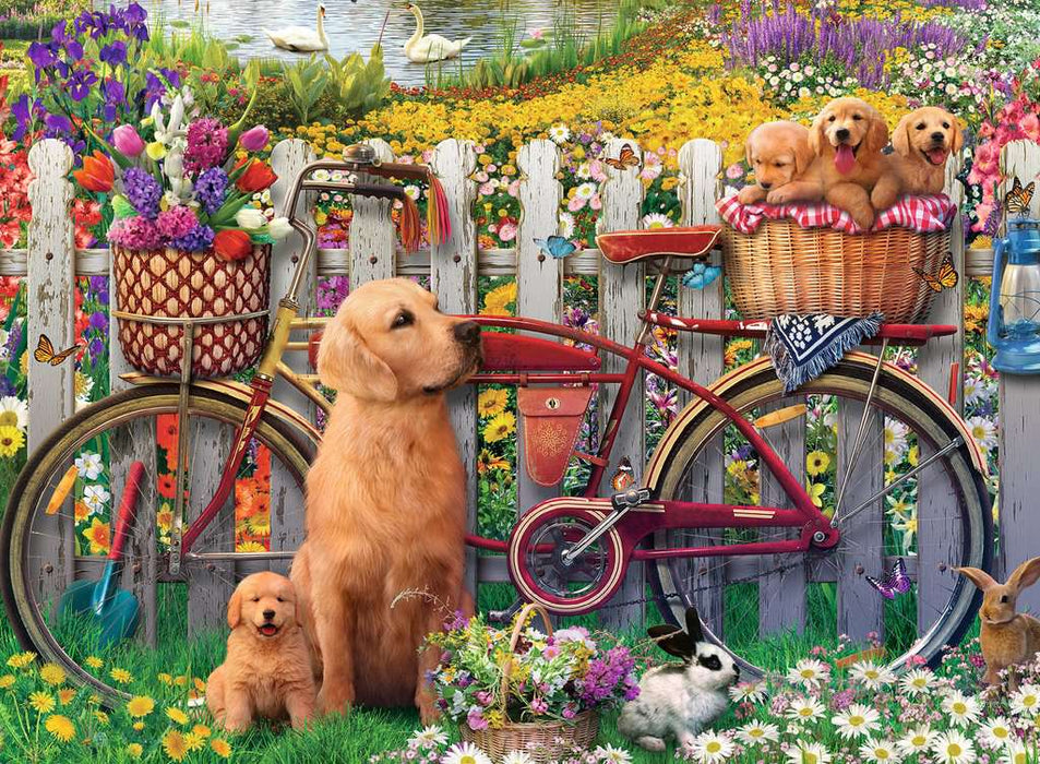 Ravensburger Cute Dogs in the Garden 500 Piece Jigsaw Puzzle