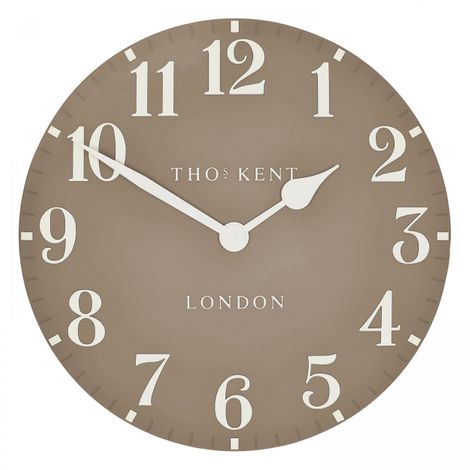 Thomas Kent 20" Arabic Clay Wall Clock