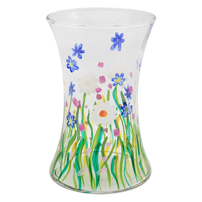 Flower Glass Vase Daisies