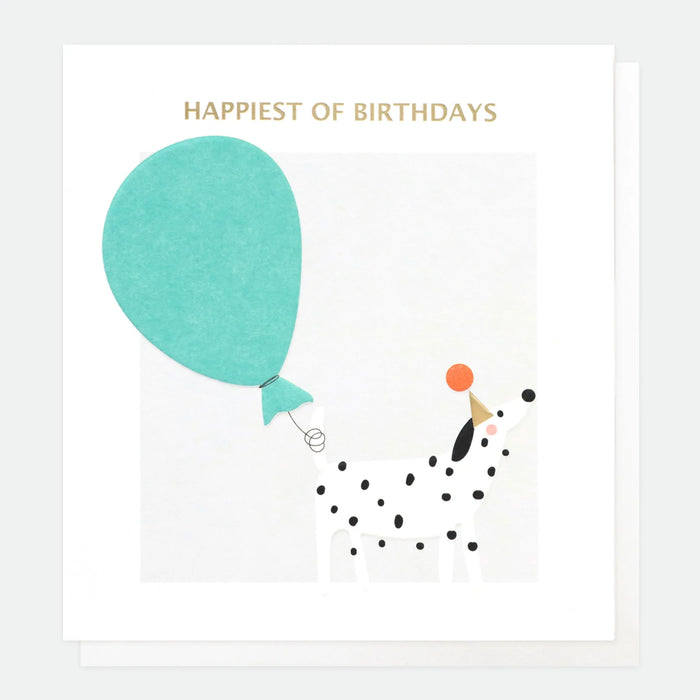 Caroline Gardner Dalmatian Birthday Card