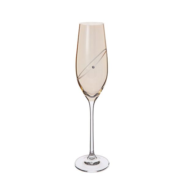 Dartington Celebrate Gold Champagne Flute Pair