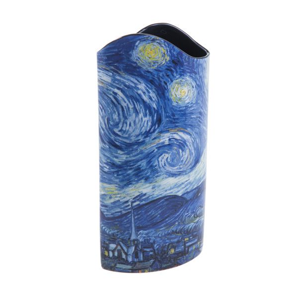 Dartington Van Gogh Starry Night Silhouette Vase