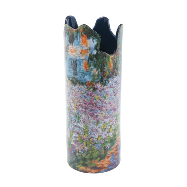 Dartington Monet Irises in Garden Silhouette Vase
