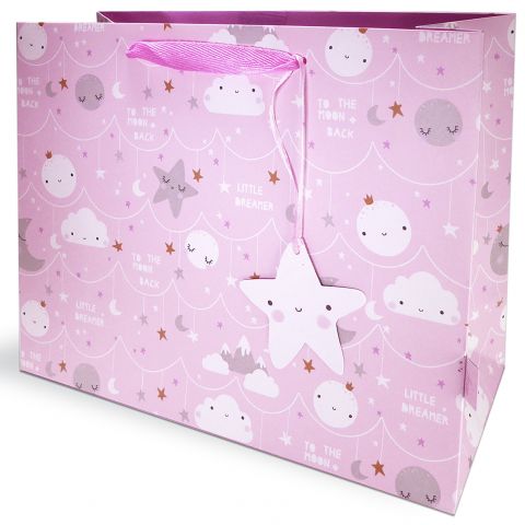 Little Dreamer Large Gift Bag - Pink