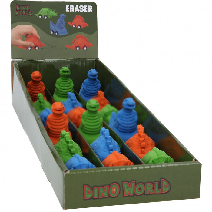 Dino World Racing Dinosaur Eraser