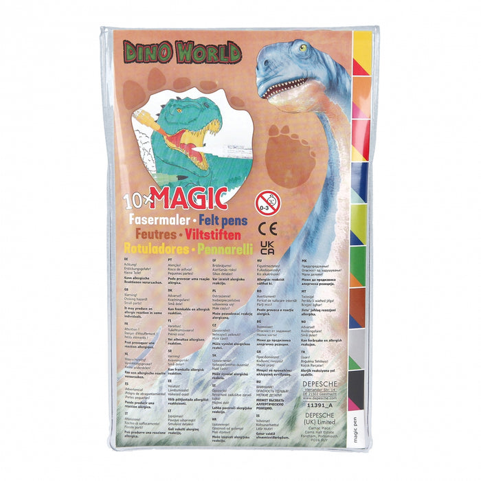 Dino World Magic Markers