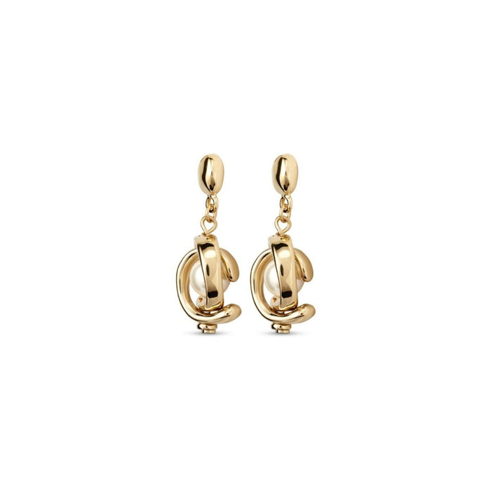UNOde50 Earrings Planets Gold