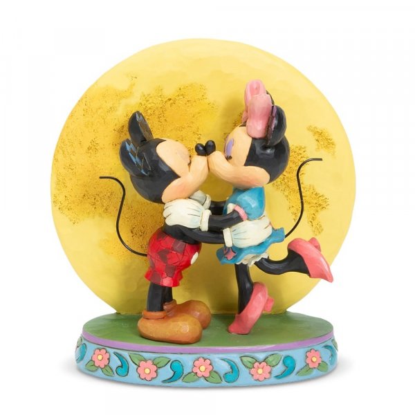 Disney Magic and Moonlight (Mickey and Minnie with Moon Figurine)