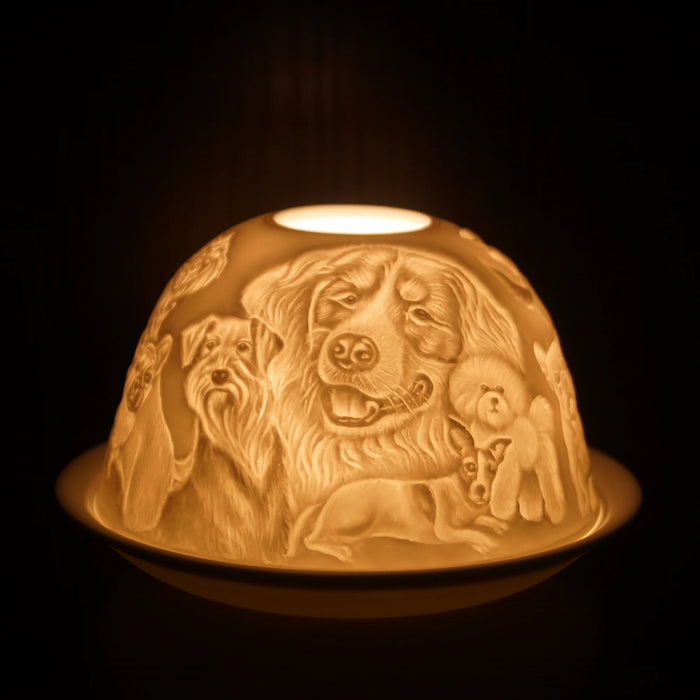 Cello - Dog Tealight Dome