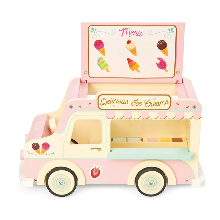 Le Toy Van Wooden Dolly Ice Cream Van