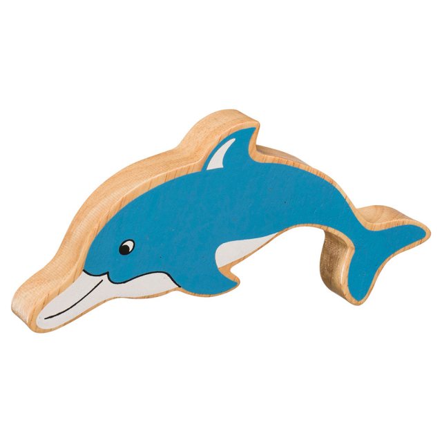 Lanka Kade Natural Wooden Blue Dolphin
