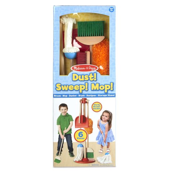 Melissa and Doug Lets Play House! Dust, Sweep, Mop.