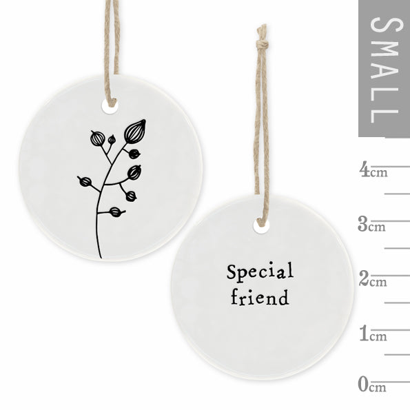 East of India Mini Hanger Tag - Special Friend