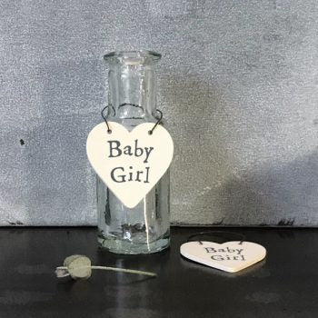 East of India Little Heart Sign - Baby Girl