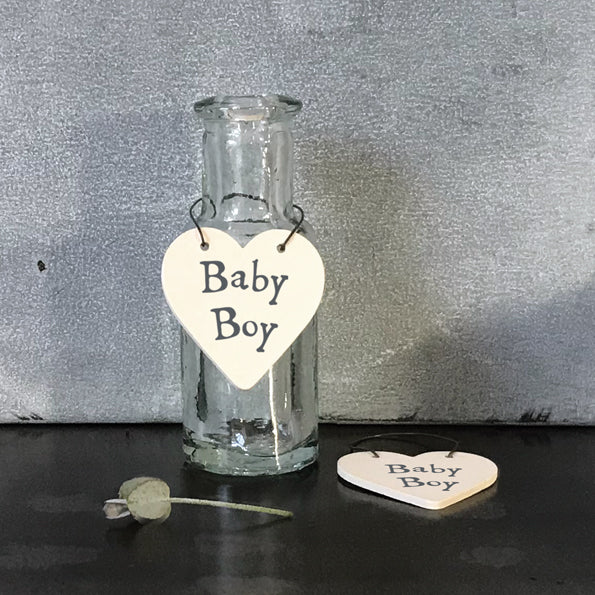 East of India Little Heart Sign - Baby Boy