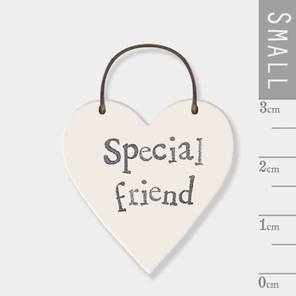 East of India Little Heart Sign - Special Friend
