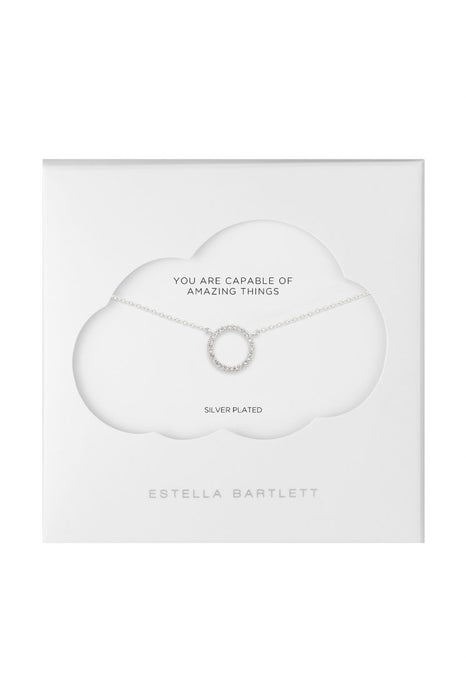 Estella Bartlett CZ Circle Necklace