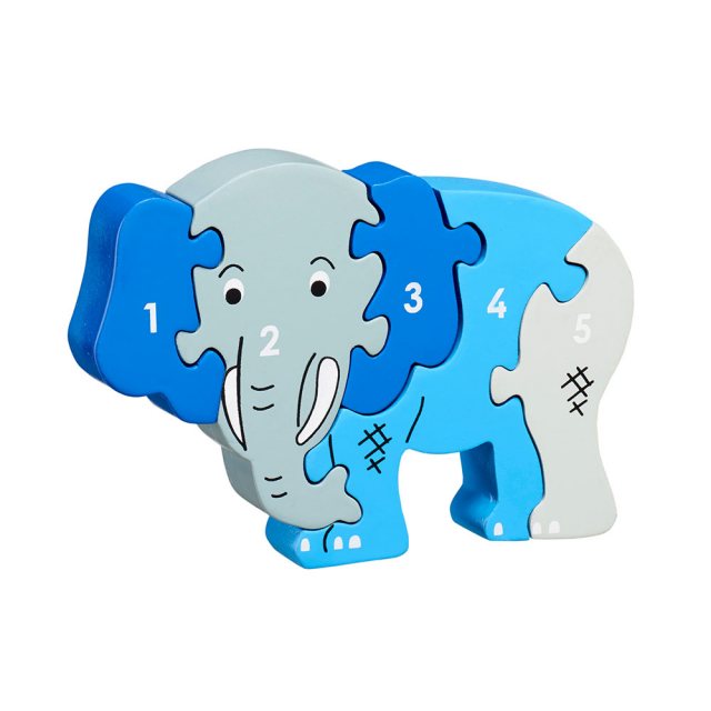 Lanka Kade Wooden Elephant Jigsaw 1-5