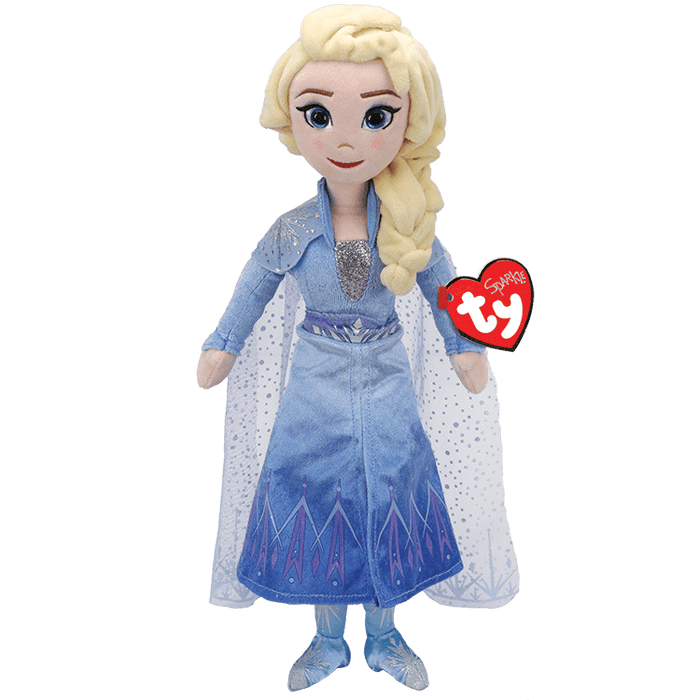 TY Disney Princess Elsa Soft Toy with Sound